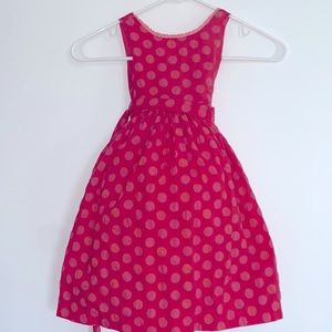 NEW LUNA LUNA party dress. Whimsical pink polka dots with tulle slip! Beautiful!